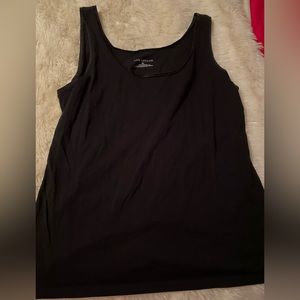 Satin lined navy tank